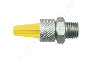 Permetező fúvóka lapos sugaras 02 sárga 110° műanyag 1/4″ menetes Hypro