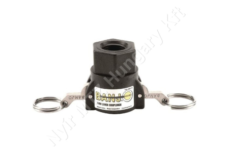 Permetező csatlakozó camlock belső menetes 1/2" műanyag Banjo_129279 Permetező csatlakozó camlock belső menetes 1/2" műanyag Banjo_129279