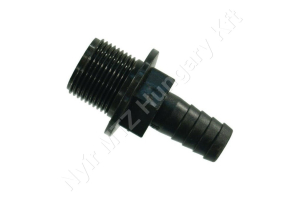 Permetező tömlőcsatlakozó egyenes 3/4″ külső menet 16 mm tömlőre Arag