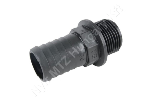 Permetező tömlőcsatlakozó egyenes 1″ külső menet 30 mm tömlőre Arag