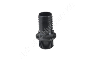Permetező tömlőcsatlakozó egyenes 1-1/4″ külső menet 35 mm tömlőre Arag