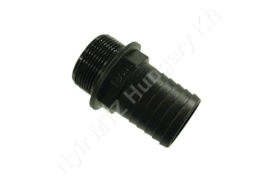 Permetező tömlőcsatlakozó egyenes 1-1/2″ külső menet 50 mm tömlőre Arag