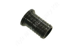 Permetező tömlőcsatlakozó egyenes 1-1/4″ hollandi anya + gumi tömítéses csatlakozás 30 mm tömlőre Arag