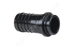 Permetező tömlőcsatlakozó egyenes 1-1/2″ hollandi anya + gumigyűrűs csatlakozás 30 mm tömlőre Arag