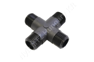 Permetező csőcsatlakozó keresztidom 1/2″ külső menet Arag