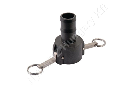 Permetező csatlakozó camlock tömlőre csatlakoztatható 1-1/2" műanyag Banjo_129293