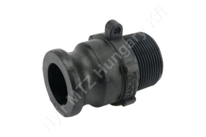 Permetező csatlakozó camlock külső menetes 1-1/2″ műanyag Banjo