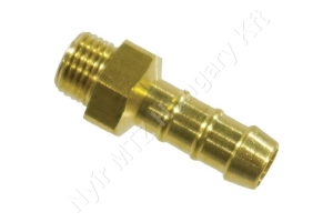 Permetező tömlőcsatlakozó 8 mm külső menetes 1/4″ sárgaréz Braglia
