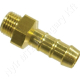Permetező tömlőcsatlakozó 8 mm külső menetes 1/4″ sárgaréz Braglia