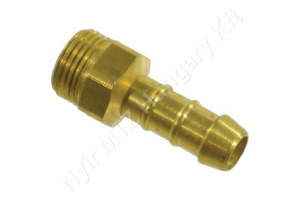 Permetező tömlőcsatlakozó 10 mm külső menetes 3/8″ sárgaréz Braglia