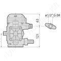 Permetező szivattyú 25 bar 25 l/min 1,2 kW Annovi Reverberi_127715 Permetező szivattyú 25 bar 25 l/min 1,2 kW Annovi Reverberi_127715