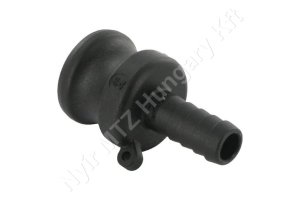 Permetező csatlakozó camlock tömlőre csatlakoztatható 3/4″ – 1/2″ műanyag Arag