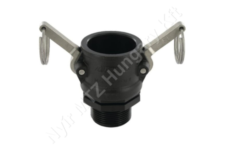 Permetező csatlakozó camlock külső menetes 1-1/4" műanyag Arag_129330