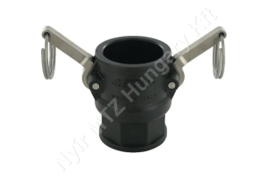 Permetező csatlakozó camlock belső menetes 1-1/4″ műanyag Arag