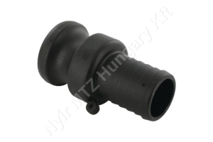 Permetező csatlakozó camlock tömlőre csatlakoztatható 1-1/4″ műanyag Arag