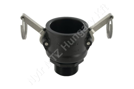 Permetező csatlakozó camlock külső menetes 1-1/2" - 1-1/4" műanyag Arag_129345