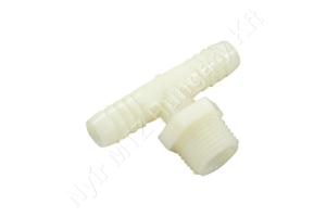 Permetező tömlőcsatlakoző “T” 1/2″ külső menet 1/2″ tömlőre Hypro Permetező tömlőcsatlakoző “T” 1/2″ külső menet 1/2″ tömlőre Hypro
