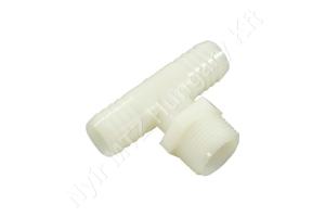 Permetező tömlőcsatlakoző “T” 3/4″ külső menet 3/4″ tömlőre Hypro Permetező tömlőcsatlakoző “T” 3/4″ külső menet 3/4″ tömlőre Hypro
