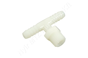 Permetező tömlőcsatlakoző “T” 3/8″ külső menet 3/8″ tömlőre Hypro Permetező tömlőcsatlakoző “T” 3/8″ külső menet 3/8″ tömlőre Hypro