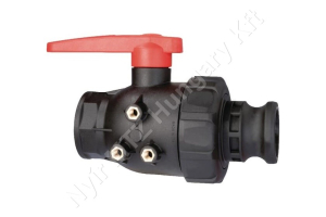 Permetező golyóscsap belső menet/cam-lock csatlakozóval 2 utas 10 bar 2″ Arag