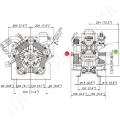 Permetező szivattyú 15 bar 210 l/min 6 kW Bertolini Poly 2210-VD_127826
