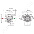 Permetező szivattyú 15 bar 126 l/min 3,6 kW Bertolini Poly 2136-VS_127870