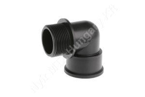 Permetező csőcsatlakozó 90°-os 1/2″ k-b menet Geoline
