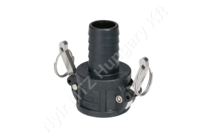 Permetező csatlakozó camlock tömlőre csatlakoztatható 3/4″ műanyag Geoline