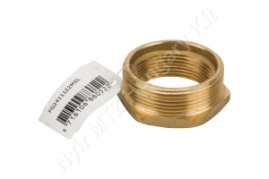 Permetező tömlőcsatlakozó szűkítőelem k-b menetes 2″ 1-1/2″ sárgaréz MZ