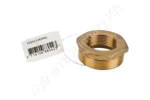Permetező tömlőcsatlakozó szűkítőelem k-b menetes 2″ 1-1/4″ sárgaréz MZ Permetező tömlőcsatlakozó szűkítőelem k-b menetes 2″ 1-1/4″ sárgaréz MZ