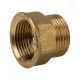 Permetező tömlőcsatlakozó szűkítőelem k-b menetes 3/4″ – 3/4″ sárgaréz MZ