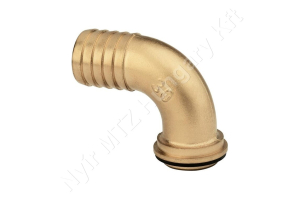 Peremtező tömlőcsatlakozó 90°-os 35 mm 1-1/4″ sárgaréz MZ Peremtező tömlőcsatlakozó 90°-os 35 mm 1-1/4″ sárgaréz MZ
