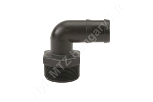 Permetező tömlőcsatlakozó 90°-os 2″ külső menet 38 mm tömlőre Banjo