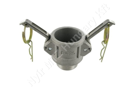 Permetező csatlakozó camlock külső menetes 1-1/4" alumínium_129503