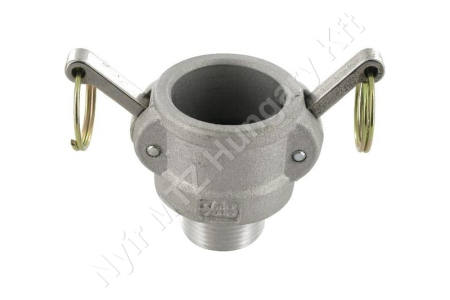 Permetező csatlakozó camlock külső menetes 3/4" rozsdamentes acél_129510