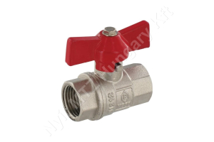 Permetező golyóscsap belső menetes csatlakozóval 2 utas 25 bar 1/2″ sárgaréz