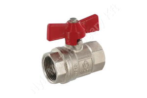 Permetező golyóscsap belső menetes csatlakozóval 2 utas 25 bar 3/4″ sárgaréz