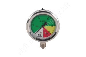 Permetező manométer 0-50 bar D=63 mm 1/4″ WIKA