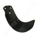 Talajmaró kés 223x75x10 mm H=133 mm d=14,5 mm jobb Maletti Talajmaró kés 223x75x10 mm H=133 mm d=14,5 mm jobb Maletti