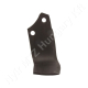 Talajmaró kés 180x80x6 mm H=135 mm d=14,5 mm bal Maschio