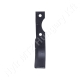 Talajmaró kés 200x35x6 mm H=70 mm d=10,5 mm jobb Valpadana