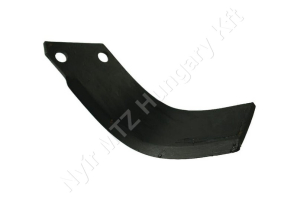 Talajmaró kés 190x60x6 mm H=110 mm d=12,5 mm jobb Muratori