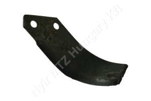 Talajmaró kés 185x60x6 mm H=88 mm d=12,5 mm jobb Pasquali