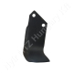 Talajmaró kés 190x80x6 mm H=120 mm d=12,5 mm jobb Sauenburger
