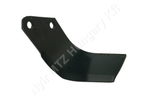 Talajmaró kés 163x80x7 mm H=135 mm d=14,5 mm jobb Kuhn