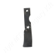 Talajmaró kés 248x40x8 mm H=100 mm d=12,5 mm jobb Kuhn