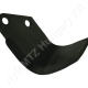 Talajmaró kés 165x90x8 mm H=135 mm d=16,5 mm jobb Kuhn