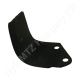 Talajmaró kés 165x90x8 mm H=135 mm d=16,5 mm bal Kuhn