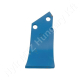 Talajmaró kés 220x80x8 mm H=130 mm d=16,5 mm bal Rabe Talajmaró kés 220x80x8 mm H=130 mm d=16,5 mm bal Rabe