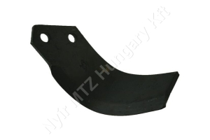 Talajmaró kés 205x80x8 mm H=113 mm d=14,5 mm jobb Sovema